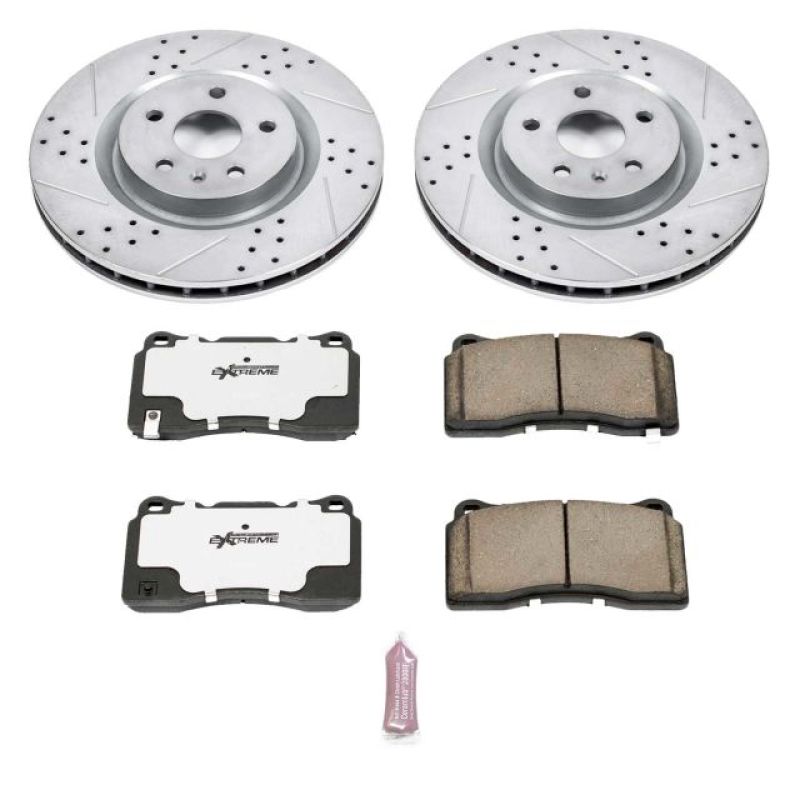 Power Stop 12-13 Buick Regal Front Z26 Street Warrior Brake Kit Brake Kits - Performance D&S PowerStop