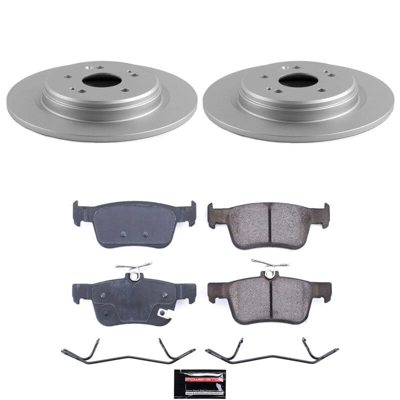 Power Stop 19-24 Acura RDX Rear Z17 Coated Brake Kit Brake Kits - Performance Blank PowerStop