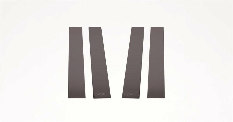 Putco 14-18 GMC Sierra LD - Fits Double Cab/Crew Cab Black Platinum Pillar Posts Exterior Trim Putco