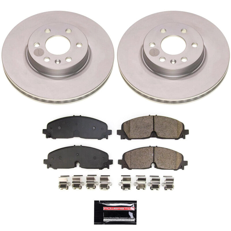 Power Stop 21-22 Chevrolet Colorado Front Z17 Coated Brake Kit Brake Kits - Performance Blank PowerStop