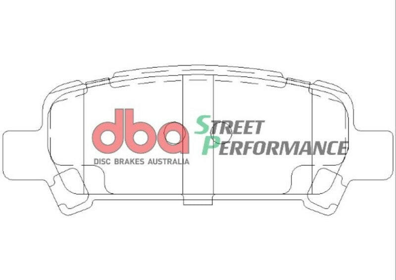 DBA 02-03 Subaru WRX SP500 Rear Brake Pads Brake Pads - Performance DBA