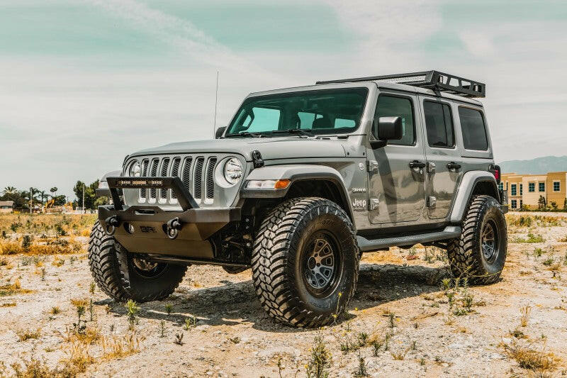 Body Armor 4x4 2018+ Jeep Wrangler JL Gladiator JT Front Bumper Skid Plate Skid Plates Body Armor 4x4