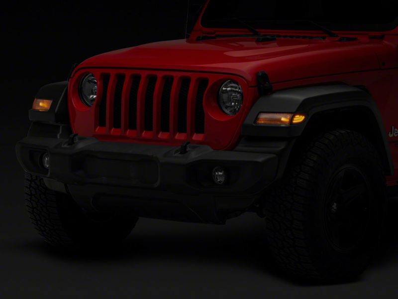 Raxiom 18-23 Jeep Wrangler JL Axial Series LED Side Marker Lights- Smoked Sidemarkers & Indicators Raxiom