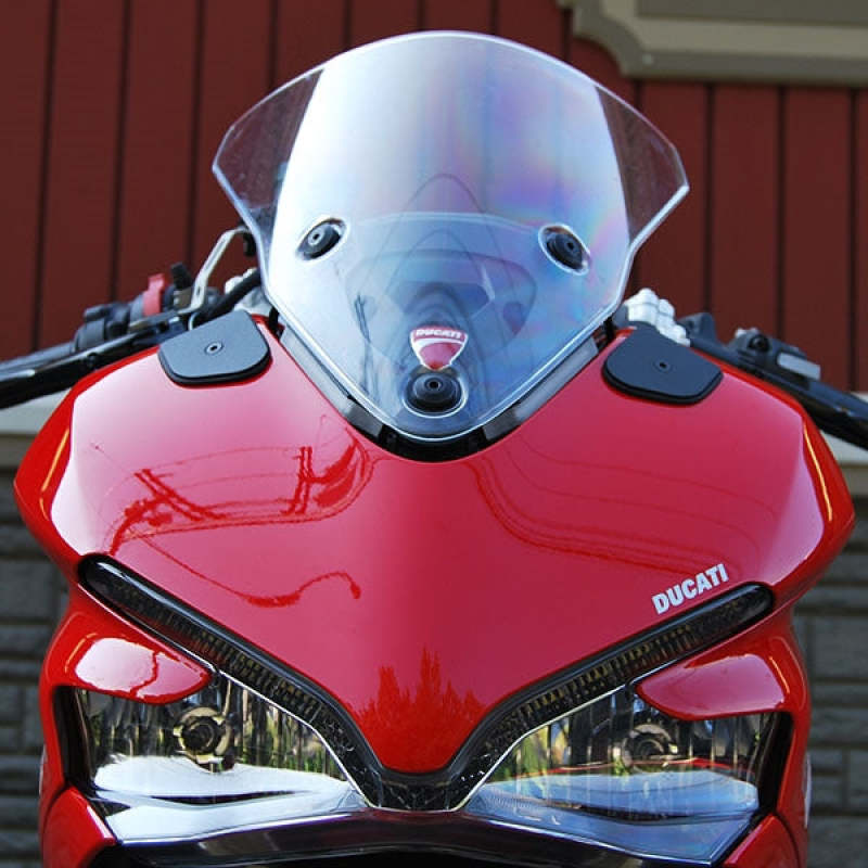 New Rage Cycles 17+ Ducati Supersport 939 Mirror Block Off Plates Side Mirrors New Rage Cycles