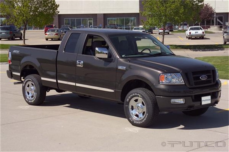 Putco 04-08 Ford F-150 Super Cab 6ft Box (w/o Flares) - Billet Aluminum Body Side Molding Exterior Trim Putco