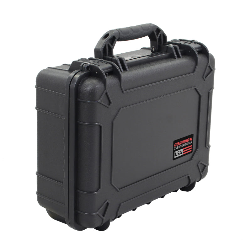 Go Rhino XVenture Gear Hard Case w/Foam - Large 20in. / Lockable / IP67 - Tex. Black Cargo Boxes & Bags Go Rhino