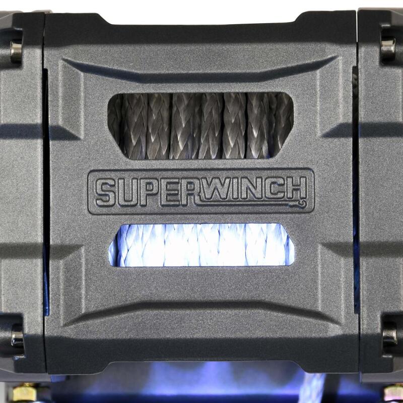 Superwinch 4500 LBS 12V DC 1/4in x 40ft Synthetic Rope Hawse Fairlead SP 45SR Winch Winches Superwinch