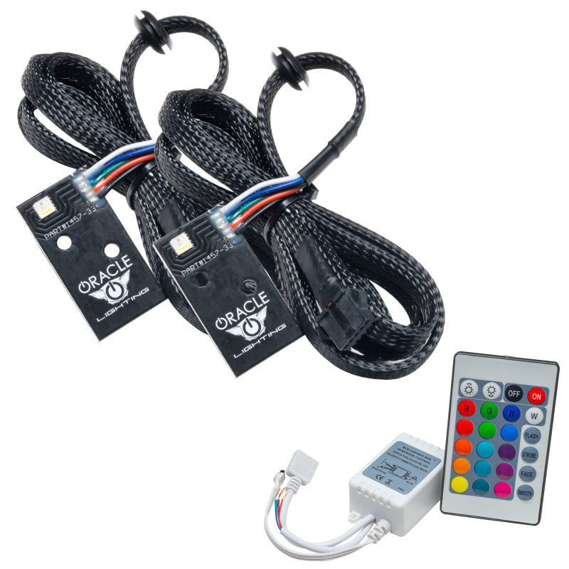 Oracle 14-21 Infiniti Q50 RGB+W Headlight DRL Kit - ColorSHIFT w/ Simple Controller Headlights ORACLE Lighting