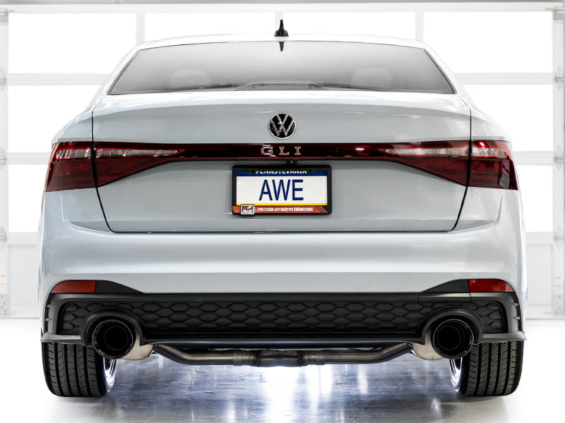 AWE Tuning 22-25 Volkswagen Jetta GLI Track Edition Exhaust - Diamond Black Tips Catback AWE Tuning
