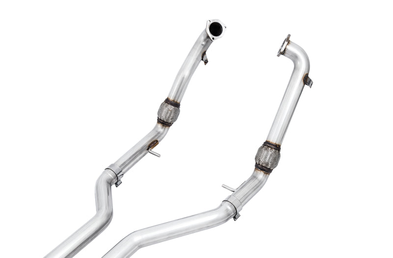 AWE Tuning Audi B9 S4 Track Edition Exhaust - Non-Resonated (Silver 102mm Tips) Catback AWE Tuning