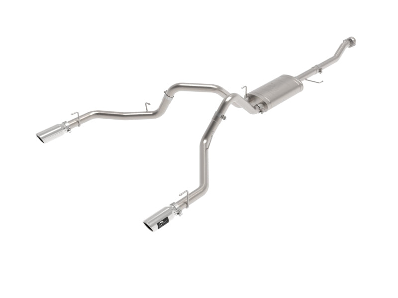 aFe 21-26 Ford F150 Tremor Vulcan Series 3IN 304SS Cat-Back Exhaust Dual Rear Exit w/Polished Tip Catback aFe