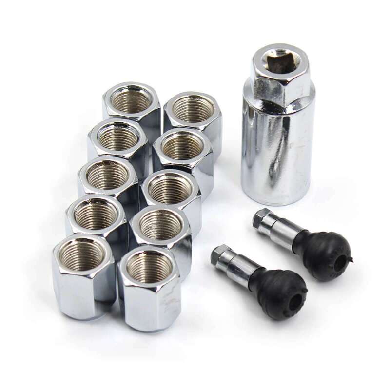 Race Star 5/8in 60 Degree Conical Seat Open End Lug Kit - 10 PK Lug Nuts Race Star