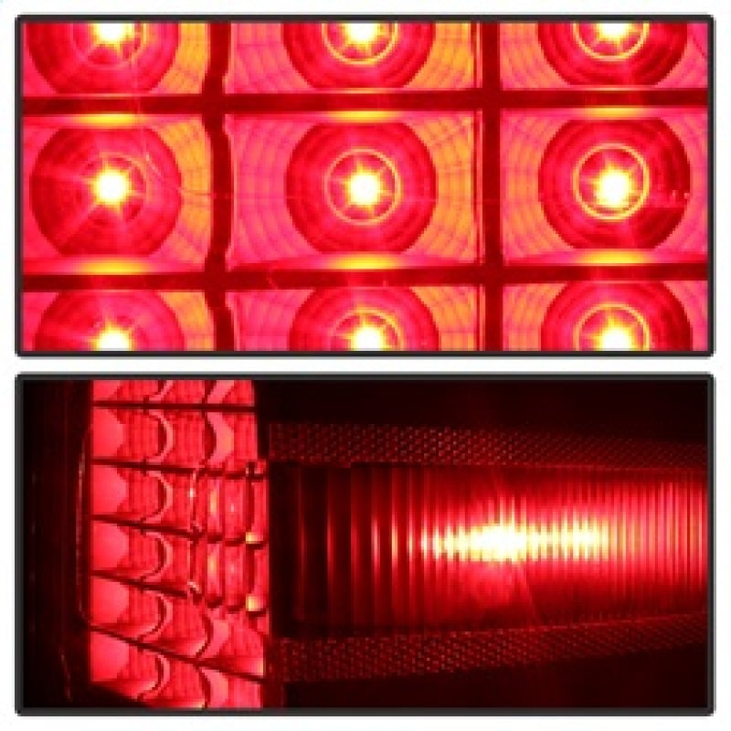 xTune Chevy 1500 14-16 / Silverado 2500HD/3500HD LED Tail Lights - Black ALT-JH-CS14-LED-BK Tail Lights SPYDER