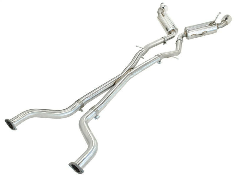aFe Takeda 2.5inch SS Exhaust Cat-Back 09-13 Nissan 370Z V6 3.7L Polished Tips Catback aFe