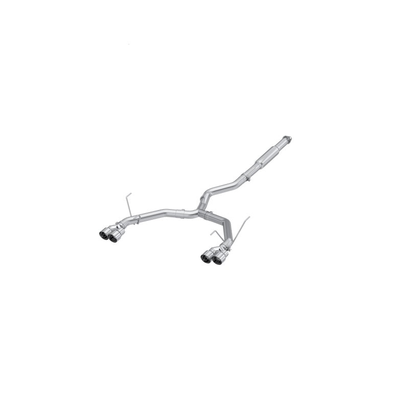 MBRP 2022+ Subaru WRX 3in Cat-Back Dual Split Rear Quad Tips Race Profile Exhaust Catback MBRP