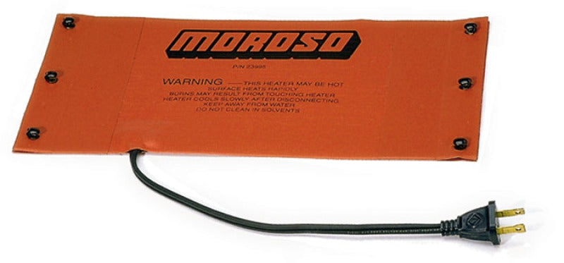 Moroso External Heating Pad - Hook & Spring - 6in x 12in - 360 Watts/110 Volt 8ft Cord Tools Moroso