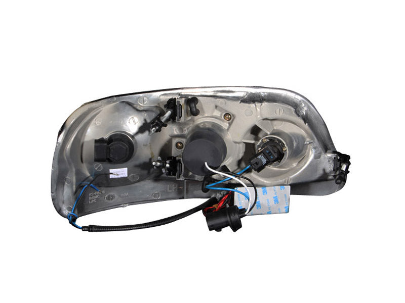 ANZO 1997-2003 Ford F-150 Projector Headlights w/ Halo Black (CCFL) Headlights ANZO