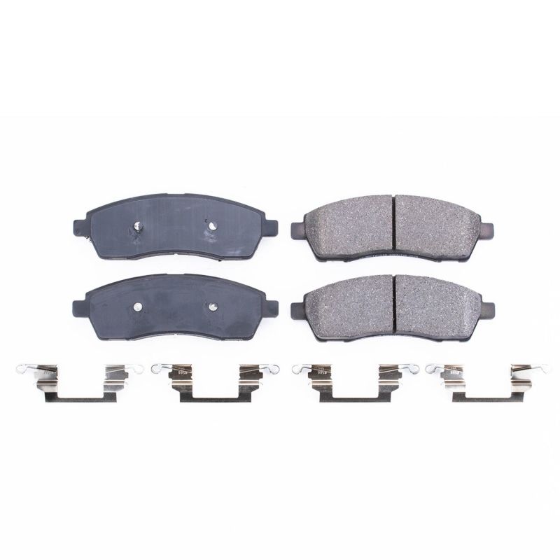 Power Stop 00-05 Ford Excursion Rear Z17 Evolution Ceramic Brake Pads w/Hardware Brake Pads - OE PowerStop