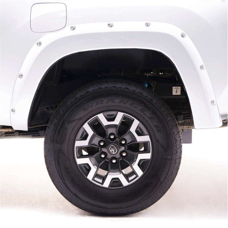 EGR 16+ Nissan Titan XD Bolt-On Look Color Match Fender Flares - Set - Liquid Platinum Metallic Fender Flares EGR
