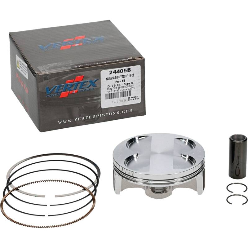 Vertex Piston 20-24 Yamaha WR 250 F 250cc +3mm Forged Big Bore Piston Kit 270cc. Piston Sets - Powersports Vertex Pistons