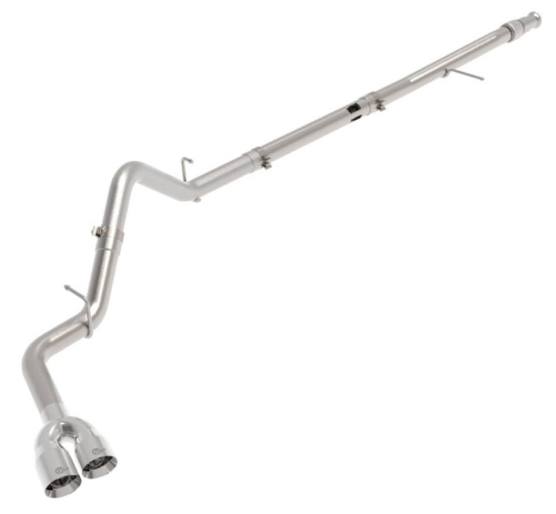 aFe Rebel XD Series 3in 304SS DPF-Back 20-21 GM Trucks L6-3.0L (td) LM2 - Dual Polished Tip DPF Back aFe