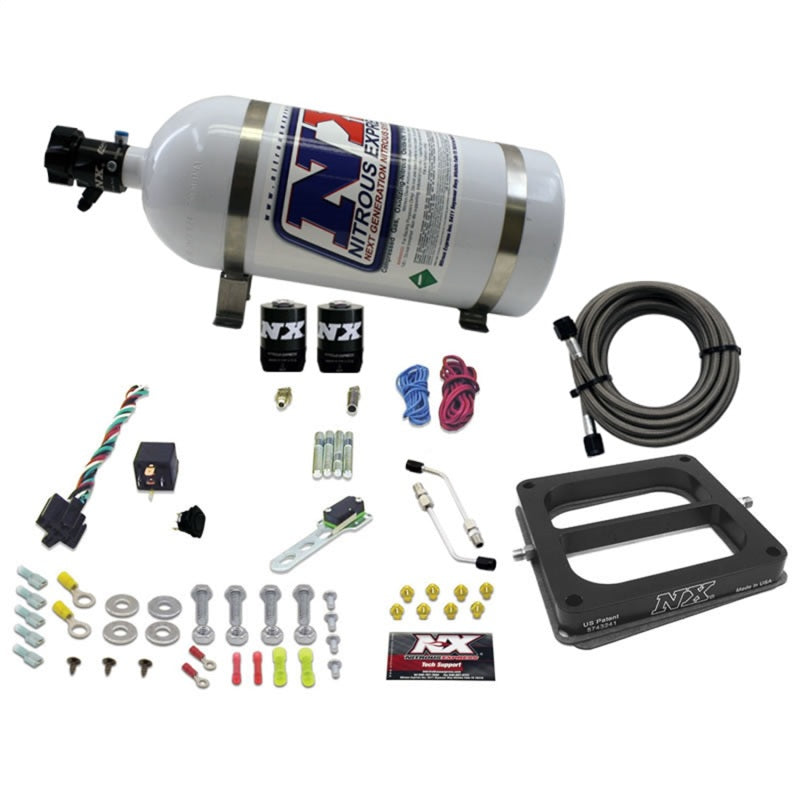 Nitrous Express Dom/Gasoline Nitrous Kit (100-500HP) w/10lb Bottle Nitrous Systems Nitrous Express
