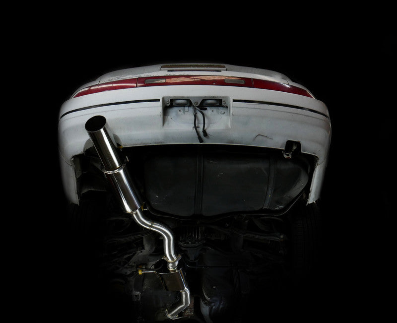 ISR Performance Series II - GT Single Exhaust System - Resonated - 89-94 Nissan 240sx (S13) Axle Back ISR Performance