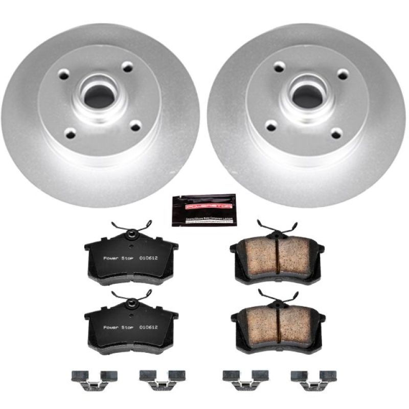Power Stop 99-02 Volkswagen Cabrio Rear Z23 Evolution Sport Coated Brake Kit Brake Kits - Performance D&S PowerStop
