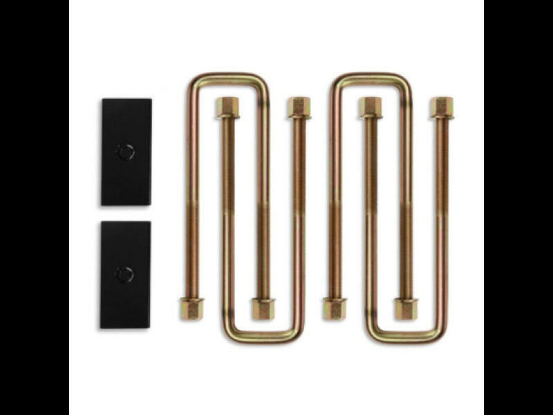 Cognito 11-24 Chev Silv/Sierra 2500/3500 HD 2WD/4WD 1in Block and 16in U-bolt Kit (steel/straight) Leaf Springs & Accessories Cognito