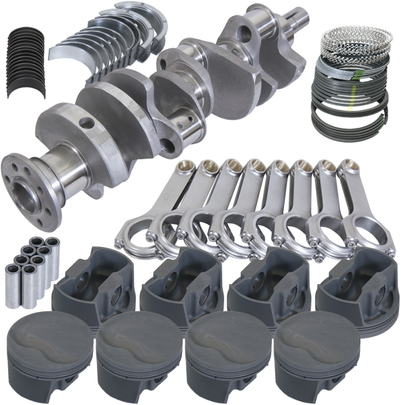 Eagle Chrysler 360 4.000in Crank 6.123in H-Beam -5cc Flat Top 4.040in Pistons Rotating Assembly Rotating Assemblies Eagle