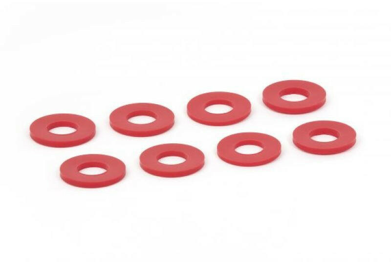 Daystar D-Ring Shackle Washers Set of 8 Red Shackle Kits Daystar