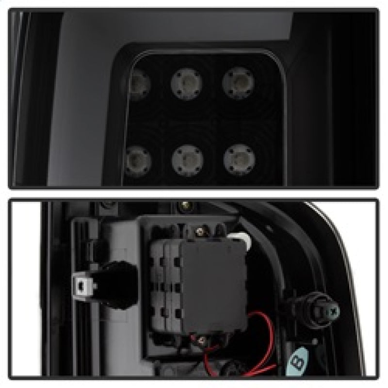 Spyder Chevy Colorado 2015-2017 Light Bar LED Tail Lights - Black Smoke ALT-YD-CCO15-LED-BSM Tail Lights SPYDER