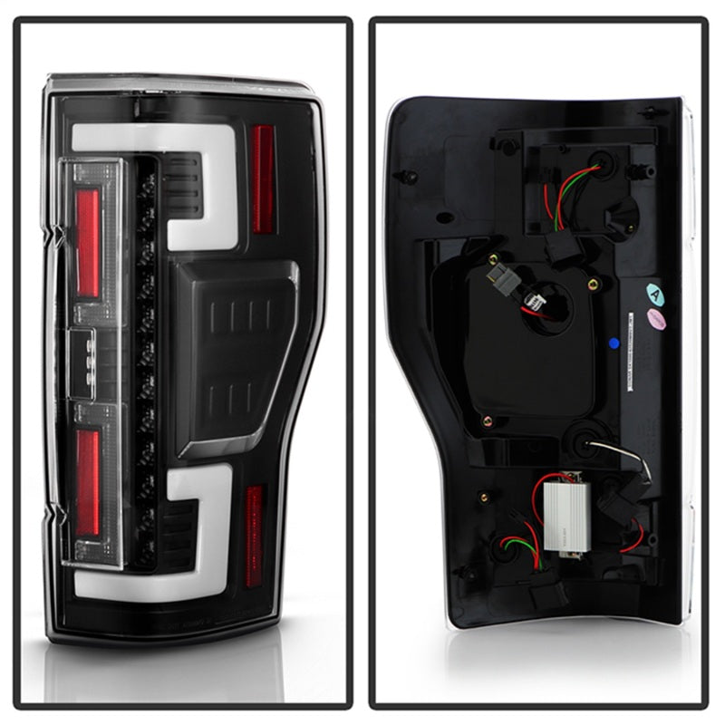 Spyder 20-21 Ford F250 Superduty LED Tail Lights - Black (ALT-YD-FS20HAL-LED-BK) Tail Lights SPYDER