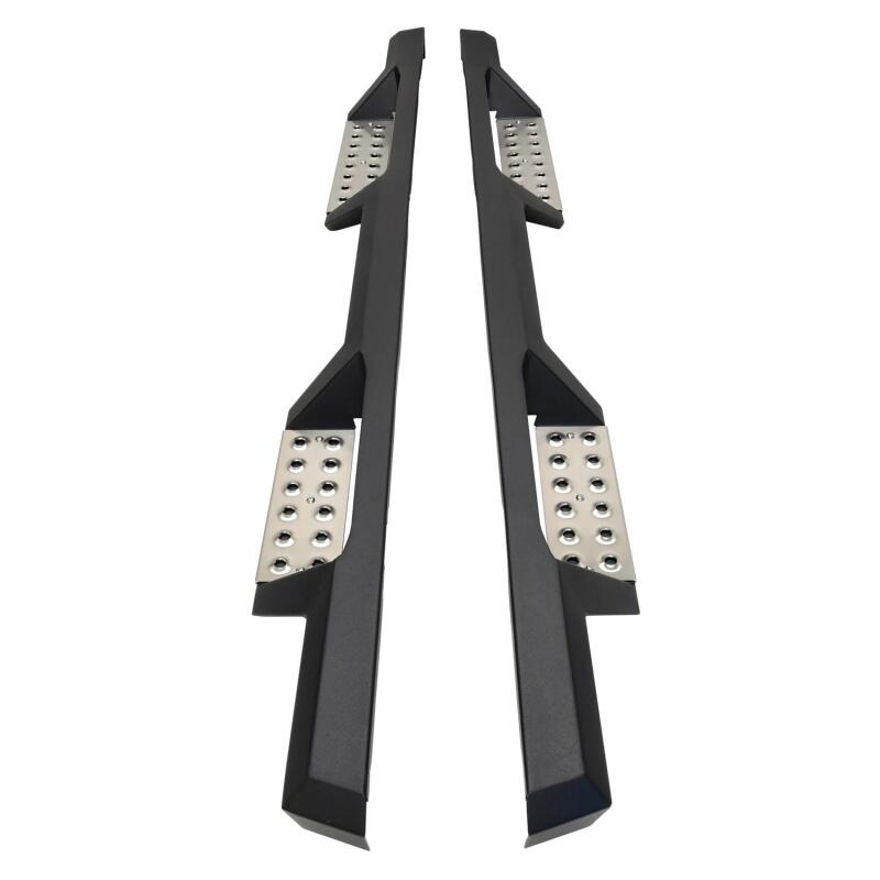 Westin 2024 Toyota Tacoma Double Cab HDX Stainless Drop Nerf Step Bars - Textured Black Nerf Bars Westin