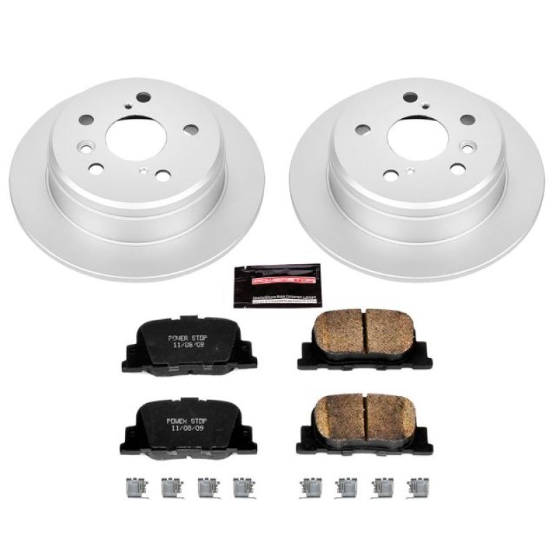 Power Stop 00-01 Lexus ES300 Rear Z17 Evolution Geomet Coated Brake Kit Brake Kits - Performance Blank PowerStop