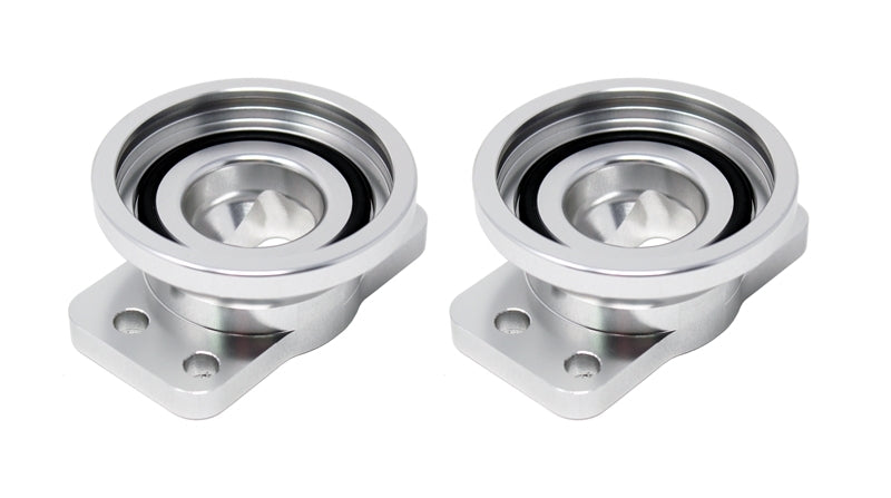 Torque Solution Dual HKS Blow Off Valve Adapter 2018+ Kia Stinger 3.3T Blow Off Valve Accessories Torque Solution