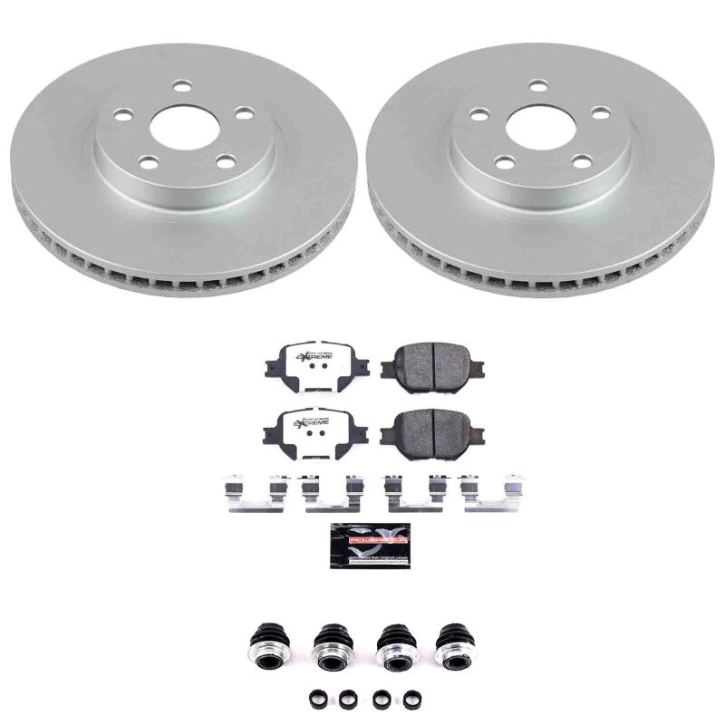 Power Stop 05-10 Scion tC Front Z26 Coated Brake Kit Brake Kits - Performance D&S PowerStop
