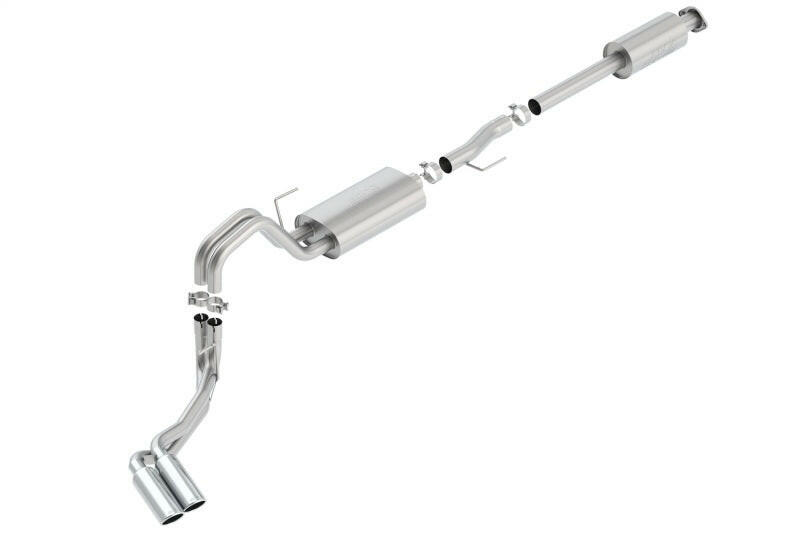 Borla 15-16 Ford F-150 3.5L EcoBoost Ext. Cab Std. Bed Catback Exhaust S-Type Truck Side Exit Catback Borla