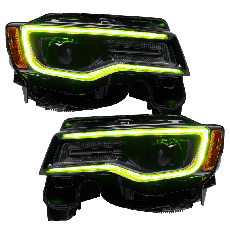 Oracle 1421 Jeep Grand Cherokee Dynamic Headlight DRL Upgrade Kit ColorSHIFT Dynamic Headlights ORACLE Lighting