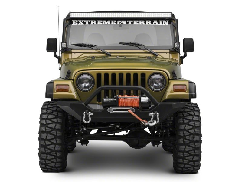 Raxiom 97-06 Jeep Wrangler TJ 50-In LED Light Bar Windshield Mount w/ Auxilliary Bracket Brackets Raxiom