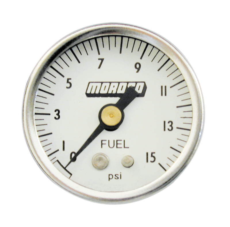 Moroso Fuel Pressure Gauge - 0-15psi Gauges Moroso