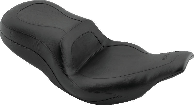 Mustang 89-96 Harley Electra Glide, Tour Glide Sport Touring 1PC Seat - Black One-Piece Motorcycle Seats Mustang Motorcycle