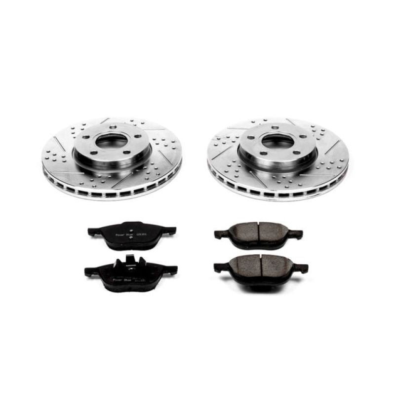 Power Stop 13-18 Ford C-Max Front Z23 Evolution Sport Brake Kit Brake Kits - Performance D&S PowerStop
