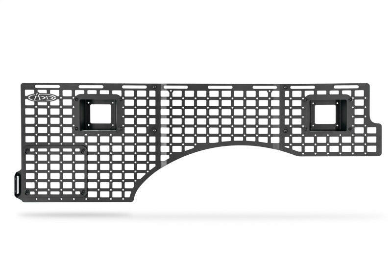 ADD 2021+ Ford F150 Bed Side Molle Panels - Driver Side Full Set Exterior Trim Addictive Desert Designs