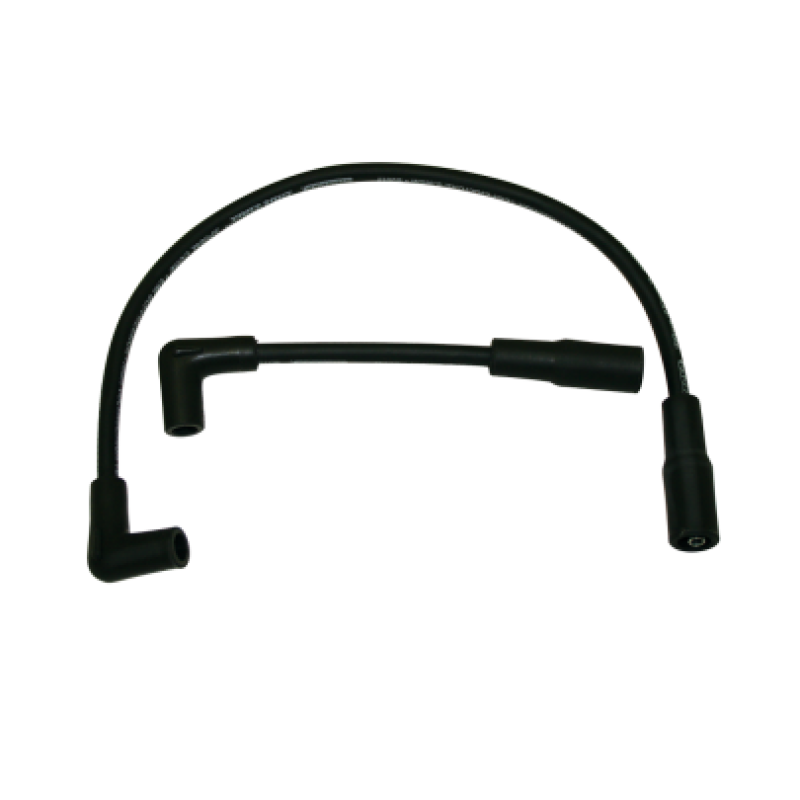 Moroso 99-15 Harley-Davidson FXD/FXDWG Spiral Core Wire Set - Black Spark Plug Wire Sets Moroso