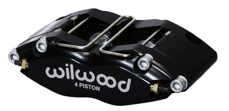 Wilwood Caliper-Dynapro Radial-Black Pwdr 1.25in Pistons 0.81in Disc Brake Calipers - Perf Wilwood
