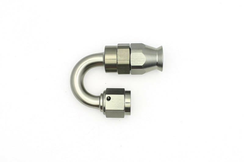 DeatschWerks 6AN Female Swivel 180-Degree Hose End PTFE (Incl. 1 Olive Insert) Fittings DeatschWerks