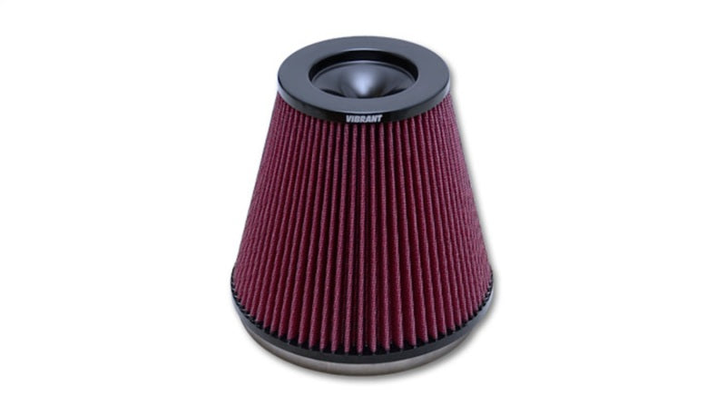 Vibrant The Classic Perf Air Filter 5in Cone OD x 7in Height x 7in Flange ID Air Filters - Universal Fit Vibrant