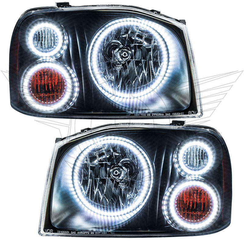 Oracle Nissan Frontier 01-04 LED Halo Kit - Triple - White Headlights ORACLE Lighting
