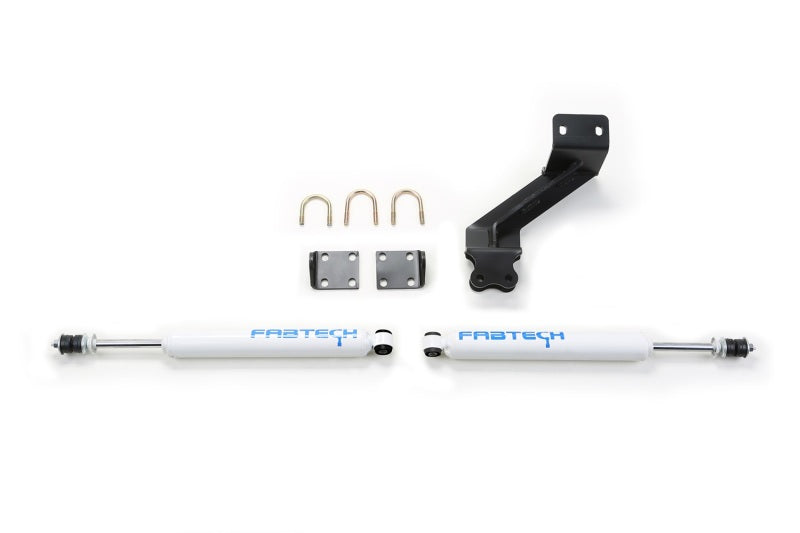 Fabtech 14-18 Ram 2500/3500 4WD Dual Steering Stabilizer System w/Perf. Shocks Steering Stabilizer Fabtech